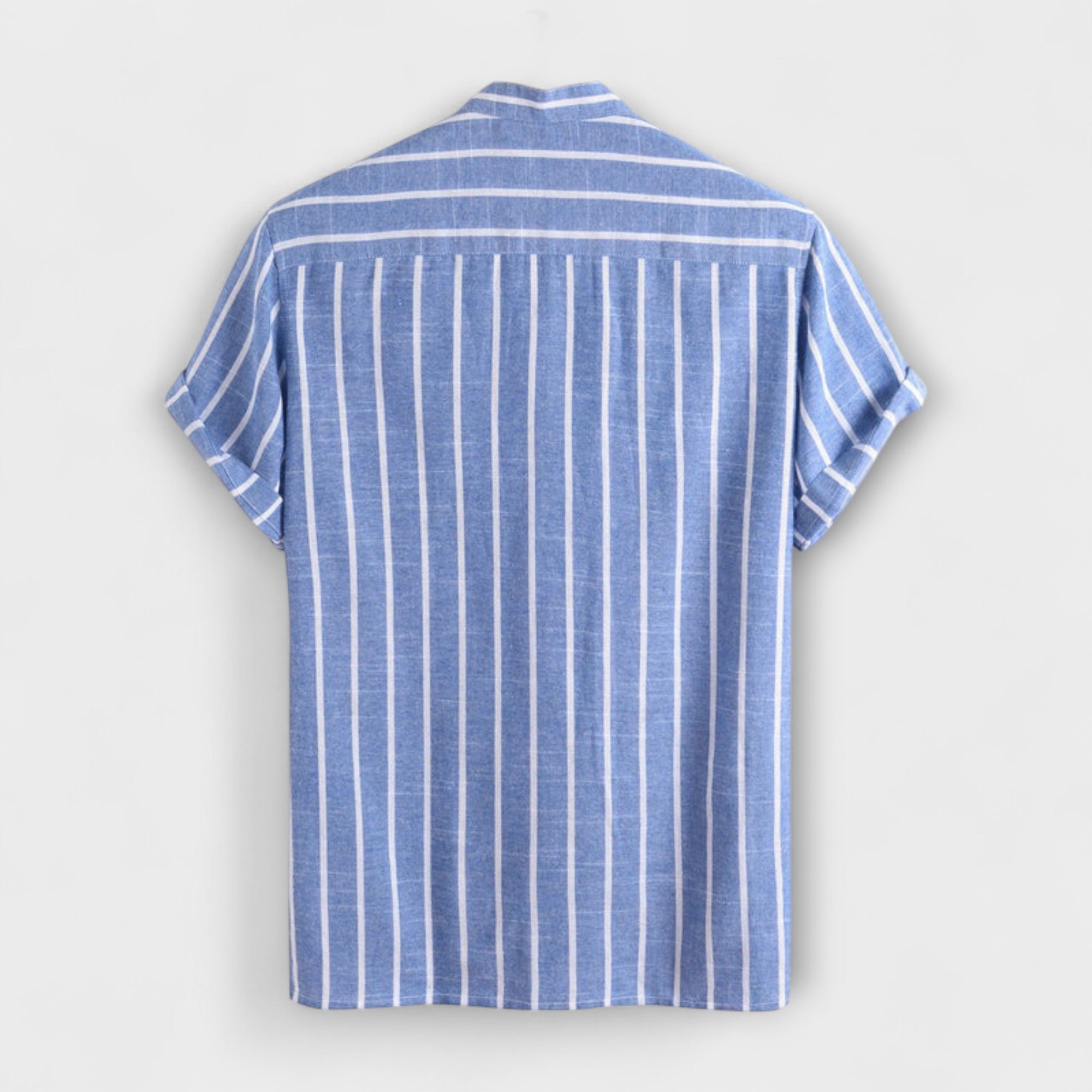 Velmorin™ | Linen Striped Shirt & Shorts