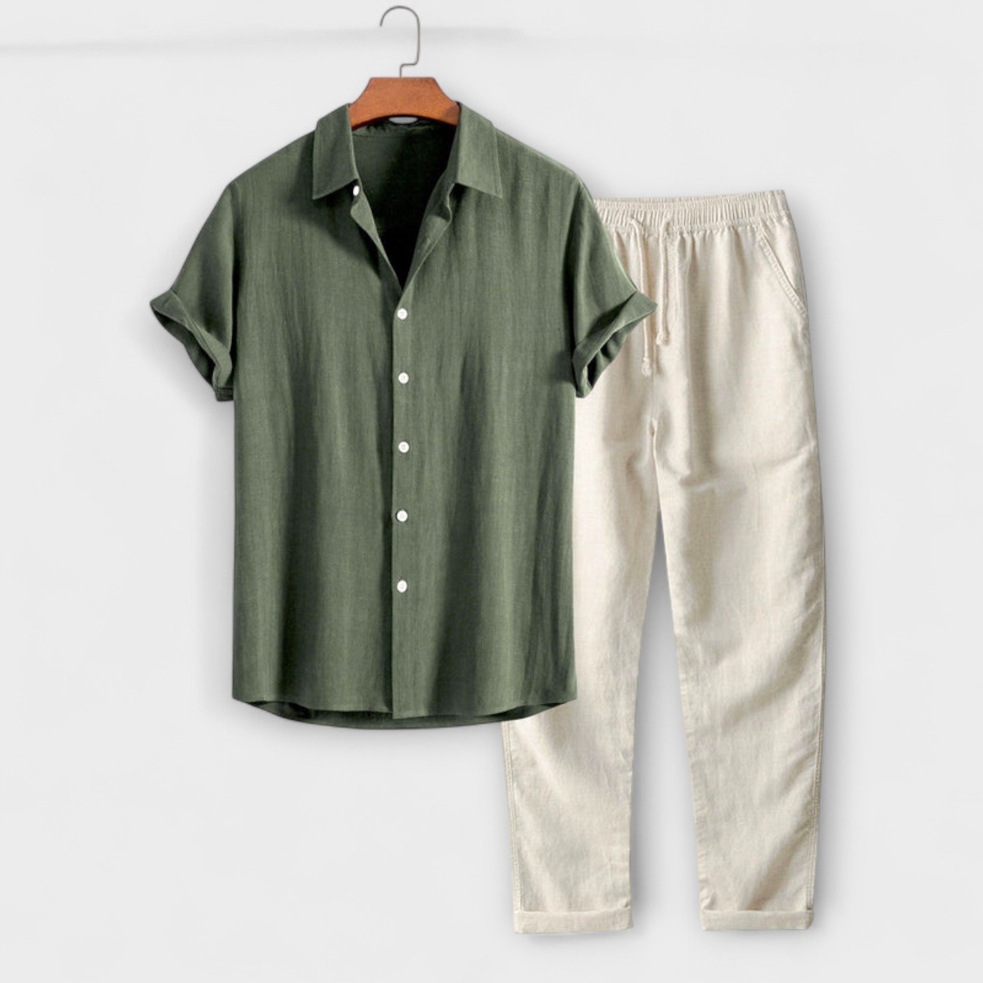 Velmorin™ | Linen Blend Shirt & Trousers