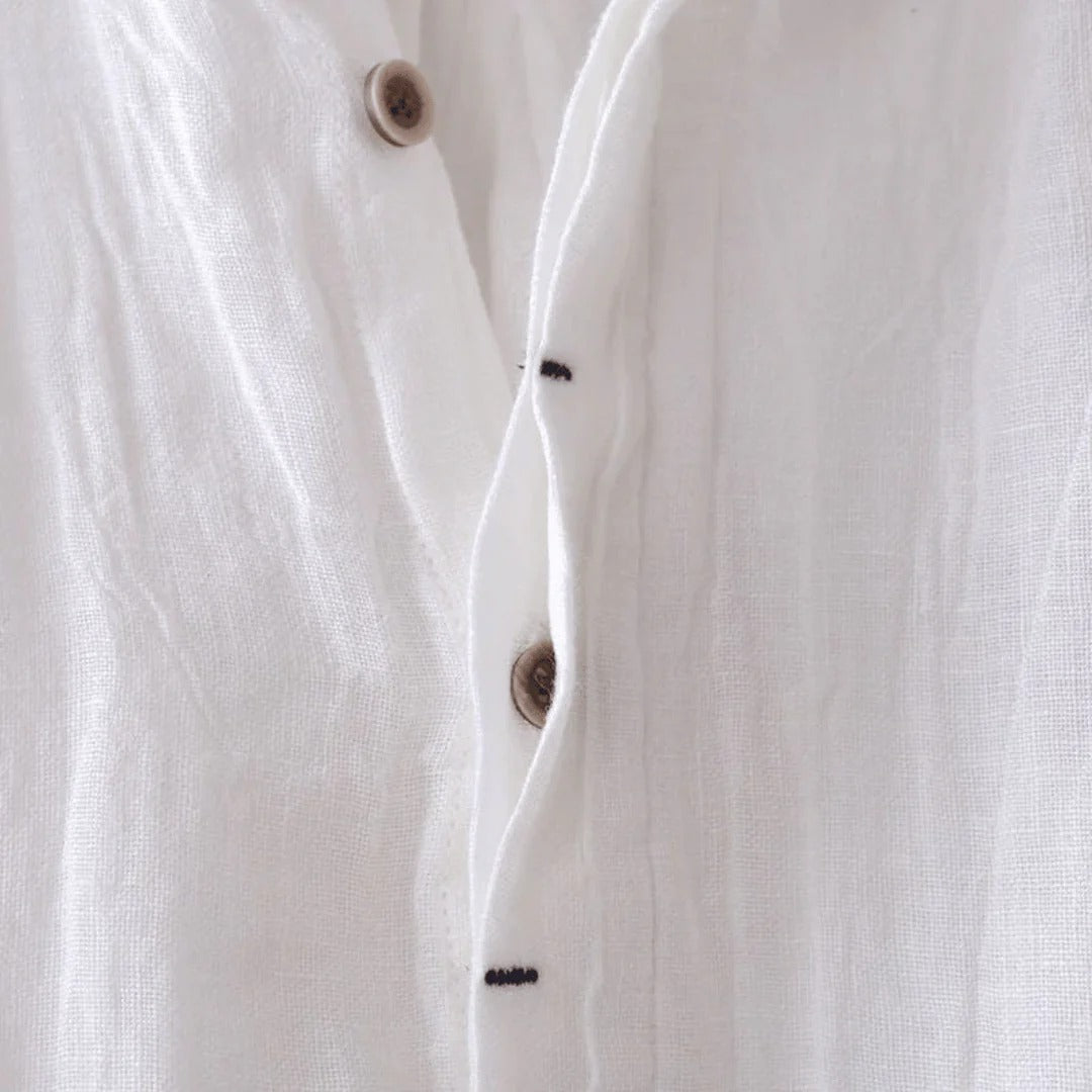 Velmorin™ | Merlot Linen Shirt