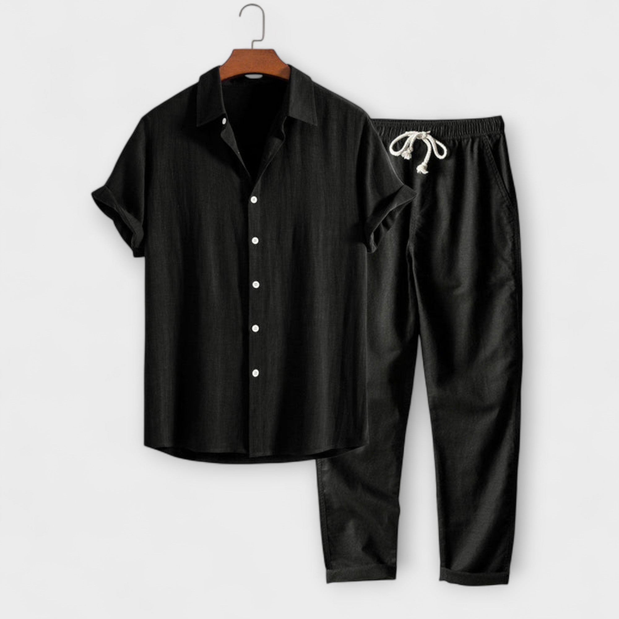 Velmorin™ | Linen Blend Shirt & Trousers