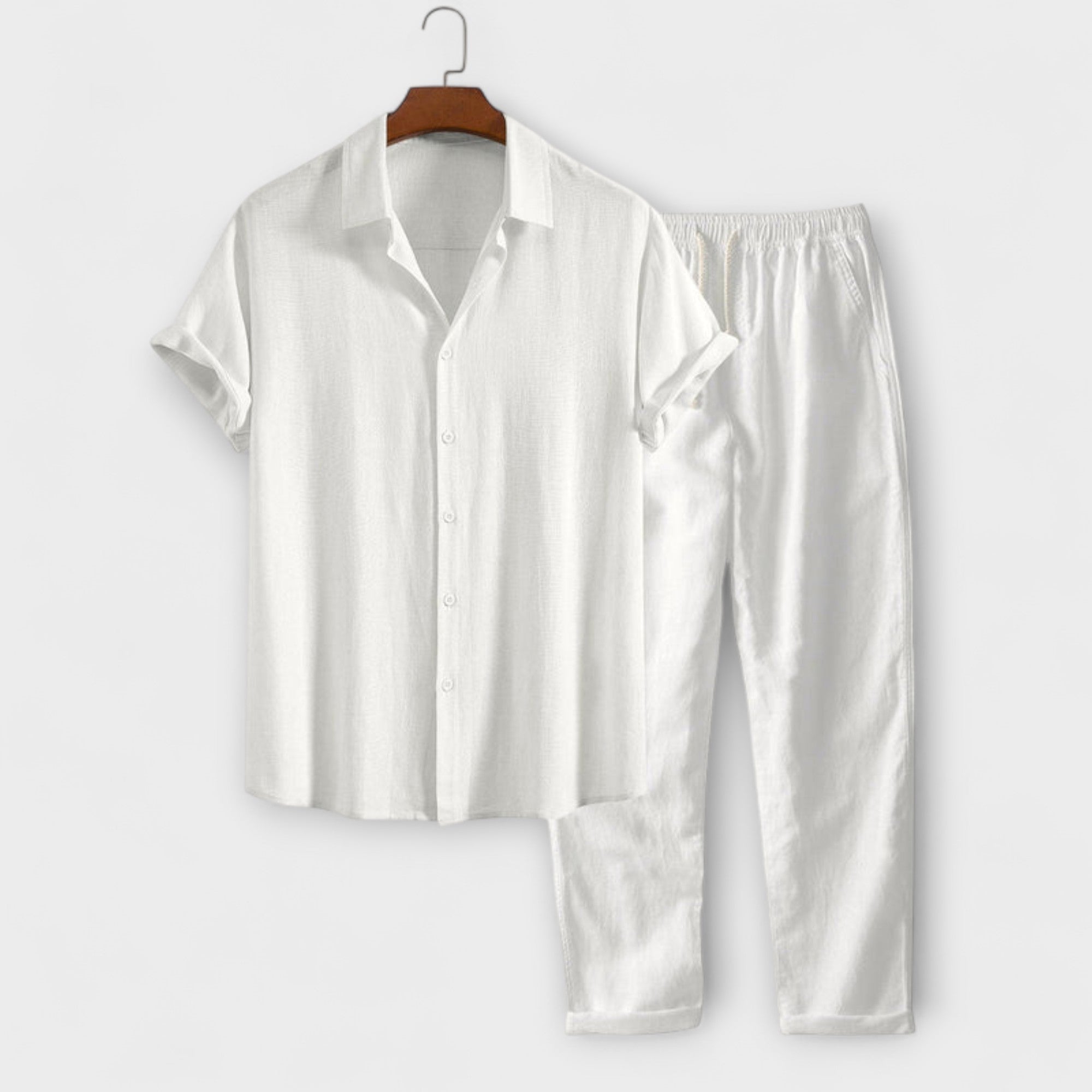 Velmorin™ | Linen Blend Shirt & Trousers