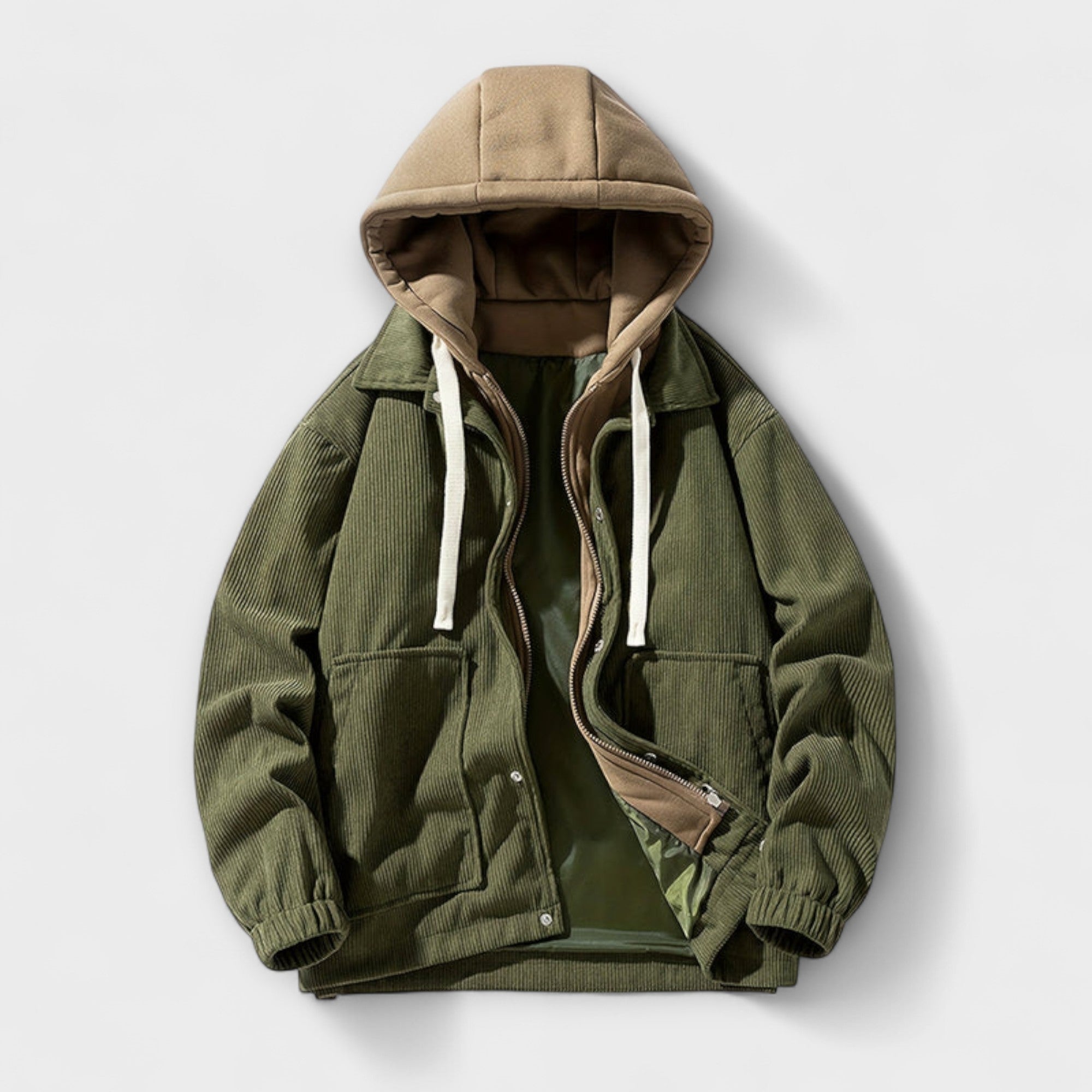 Velmorin™ | Corduroy Long Sleeve Jacket