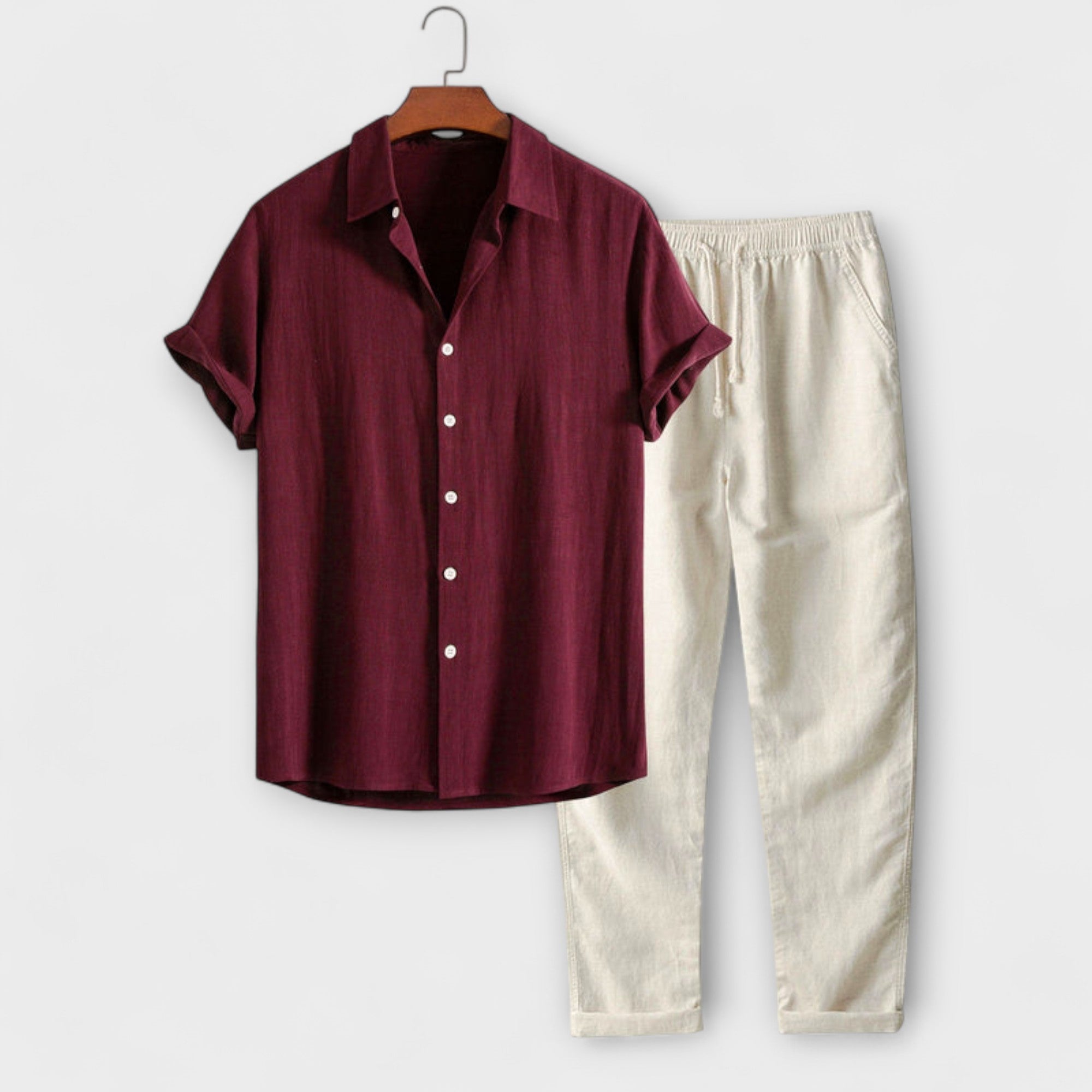 Velmorin™ | Linen Blend Shirt & Trousers