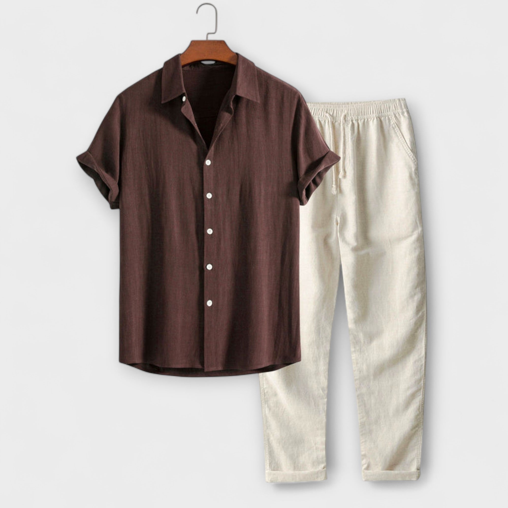 Velmorin™ | Linen Blend Shirt & Trousers
