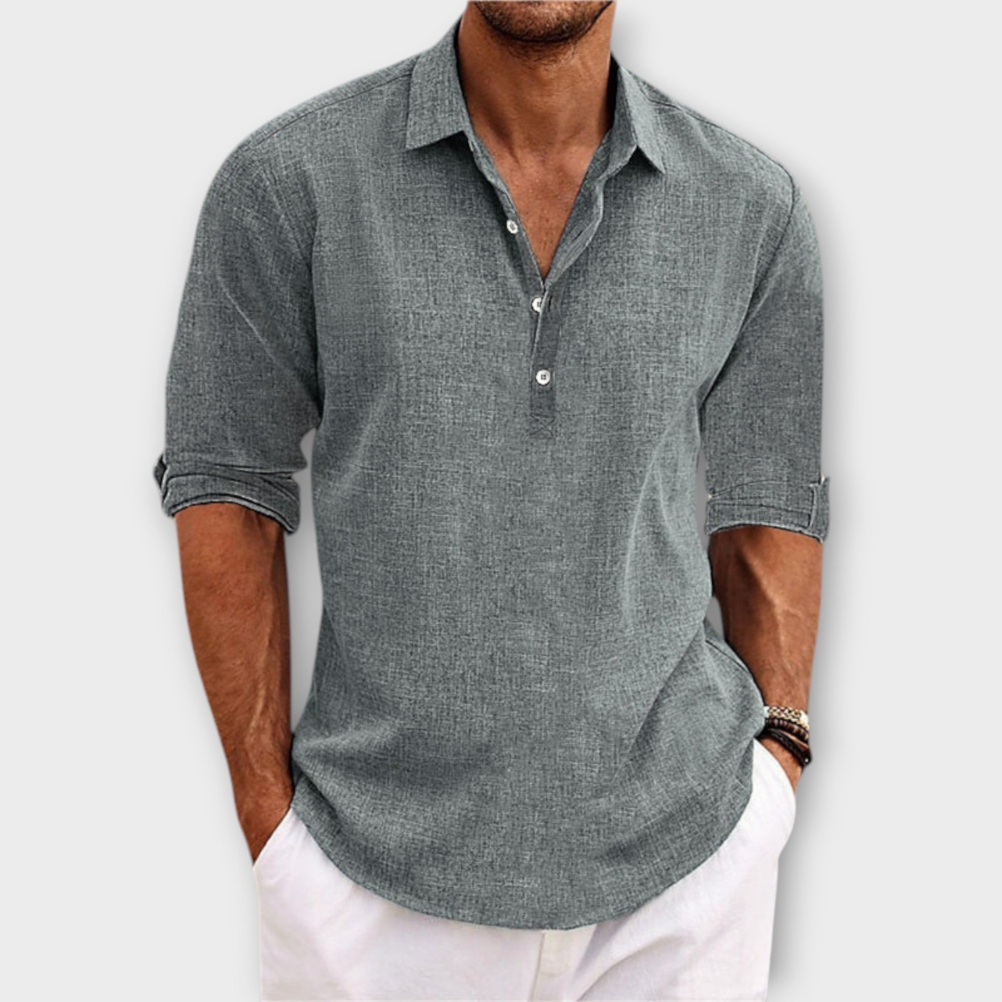 Velmorin™ | Comfort Cotton Linen Shirt