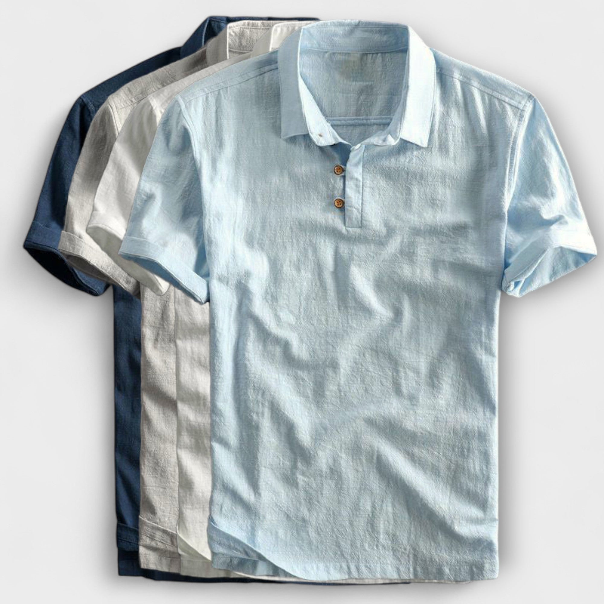 Velmorin™ | Cotton Linen Polo Shirt