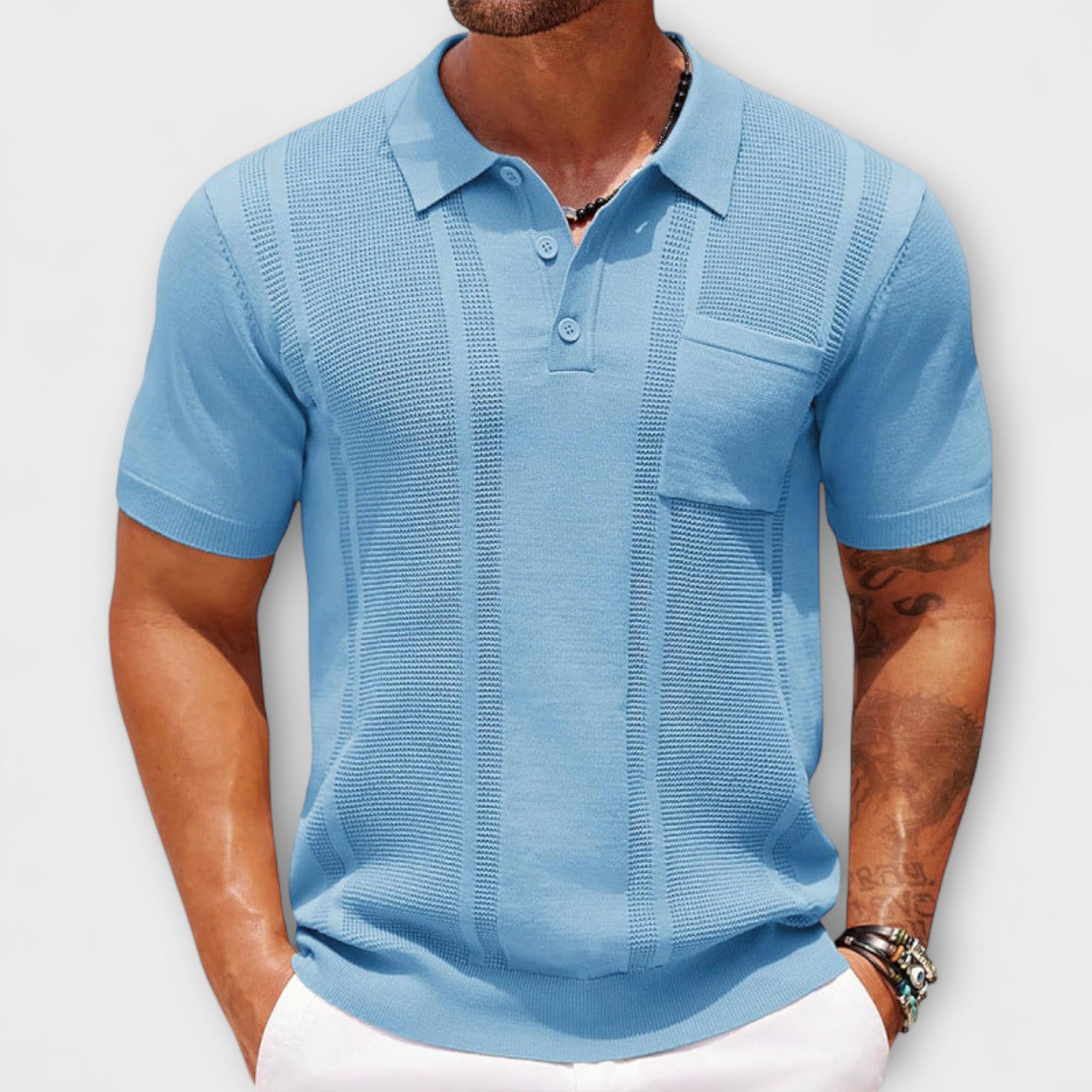 Velmorin™ | Textured Knit Polo