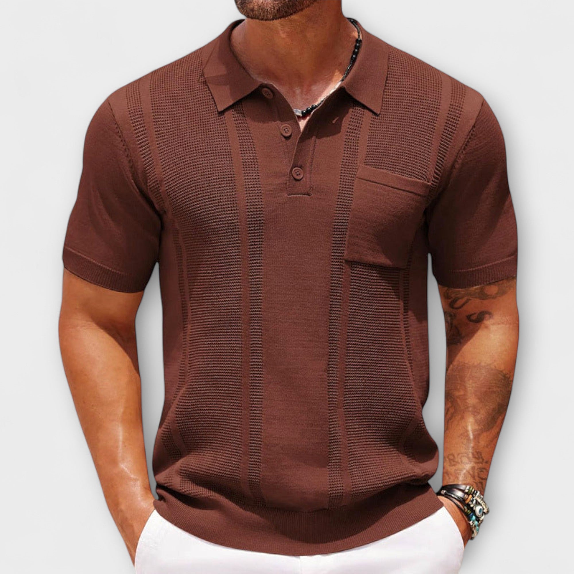 Velmorin™ | Textured Knit Polo