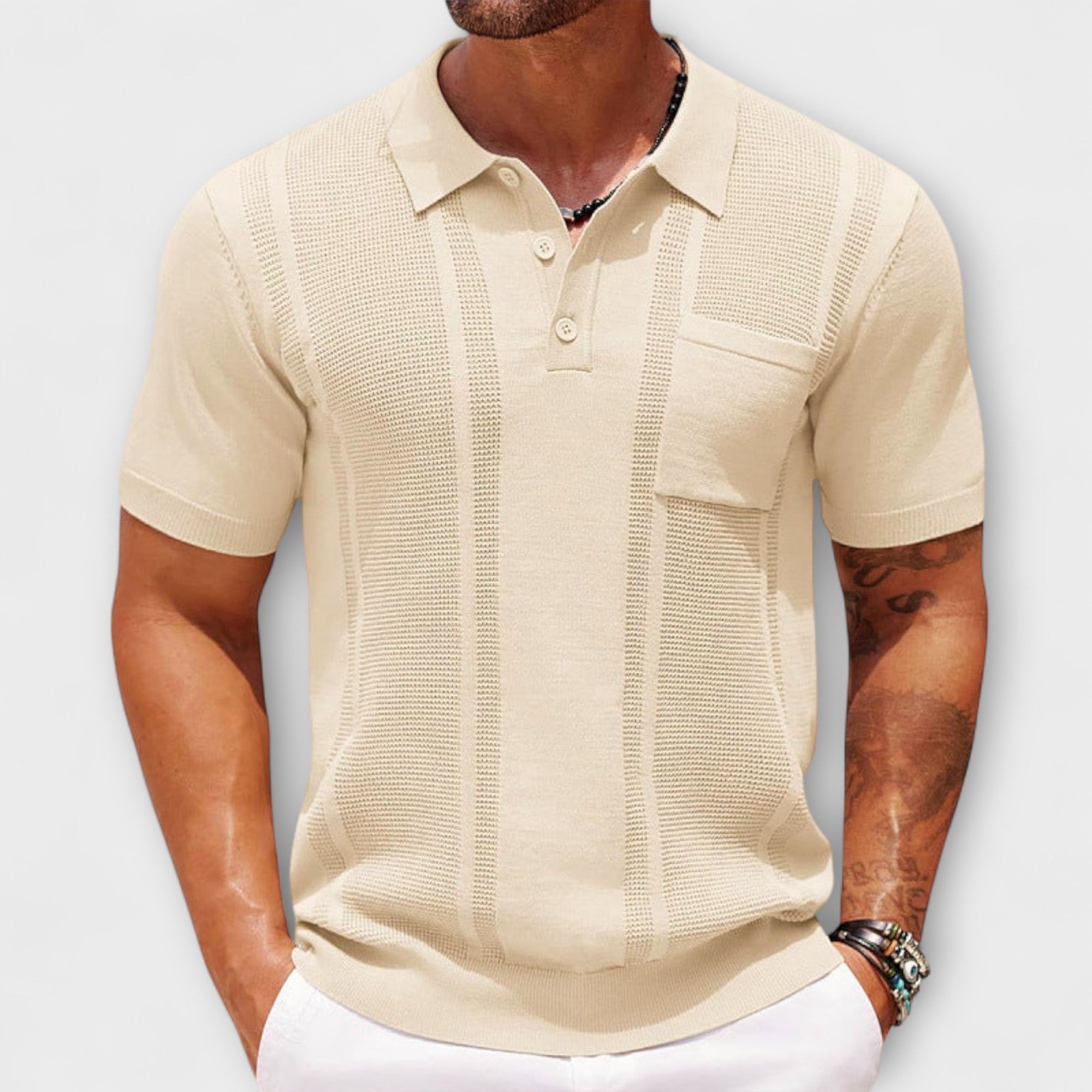 Velmorin™ | Textured Knit Polo