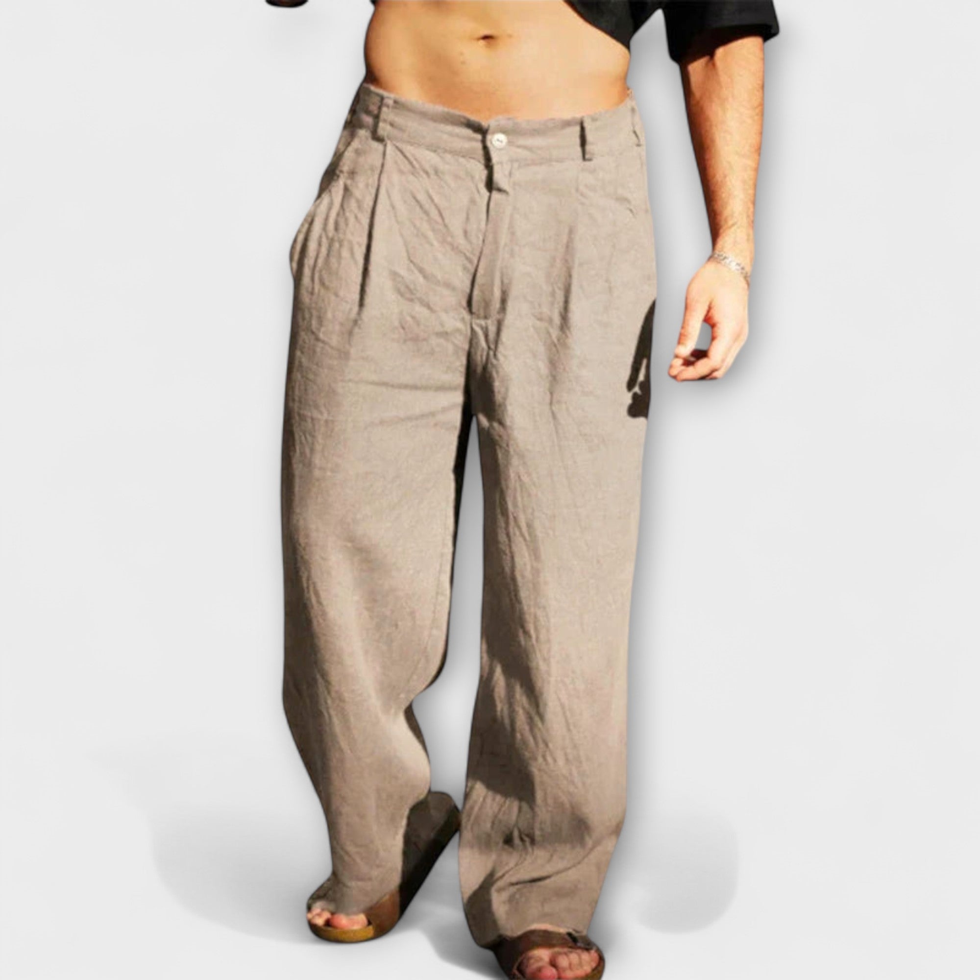 Velmorin™ | Linen Wide Leg Trousers