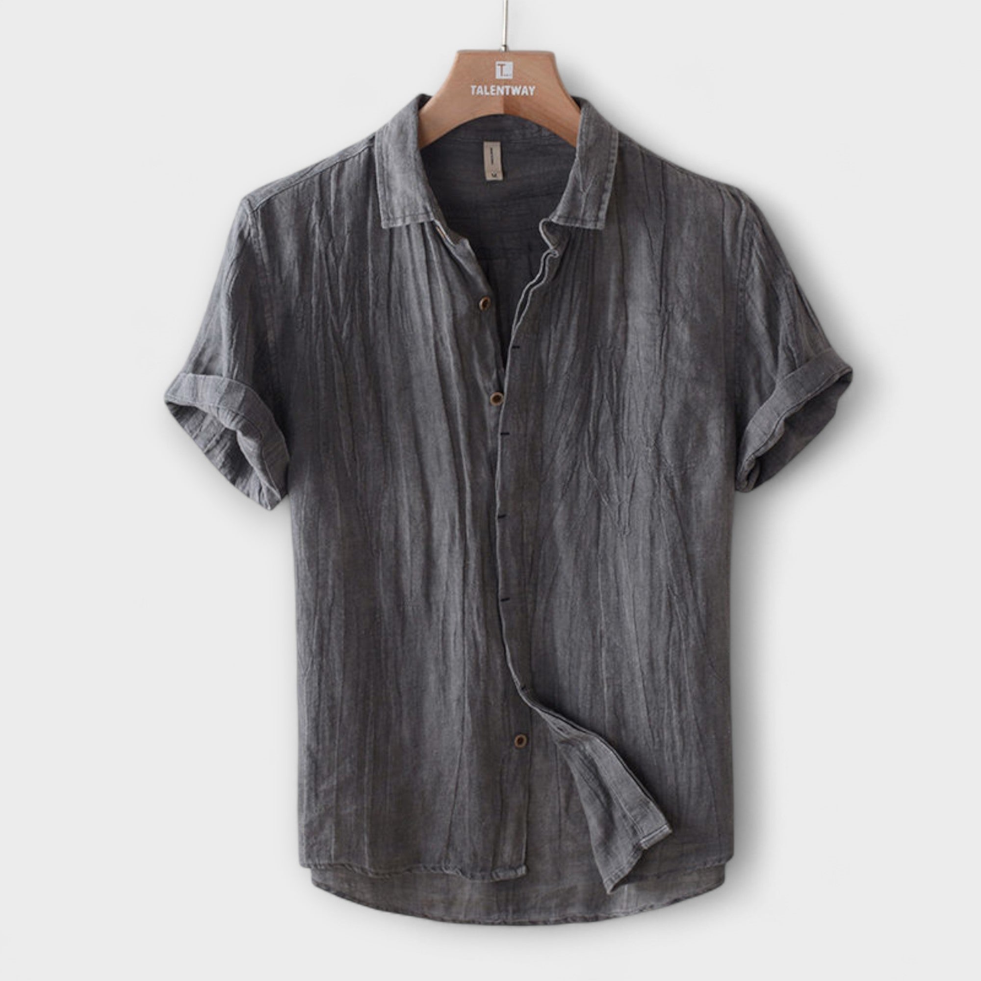 Velmorin™ | Merlot Linen Shirt